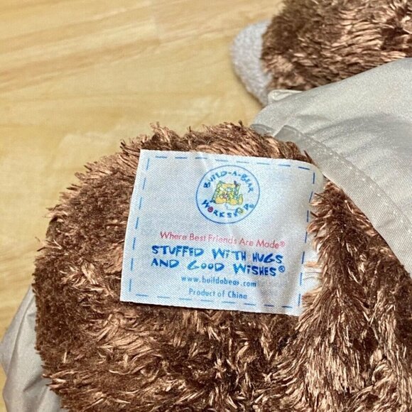 Build A Bear Monkey Plush Fisherman Safari Stuffed Animal 19” Tall BAB Doll - Picture 7 of 12